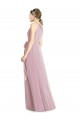 Beste Primel A-Linien Neckholder Chiffon Lange Brautjungfernkleider