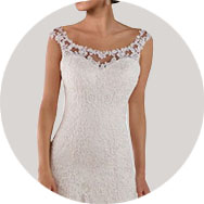 Beste Scoop Ausschnitt Brautkleider